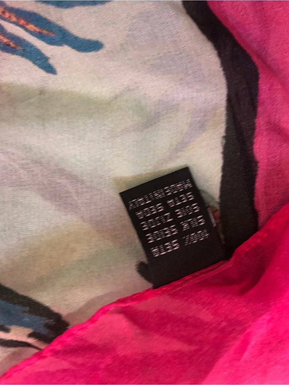 BALENCIAGA ROSABOTANICA SILK SCARF  MADE IN ITALY
